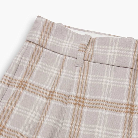 ARITZIA WILFRED Effortless Pants Plaid Purple 0 - Picture 7 of 16